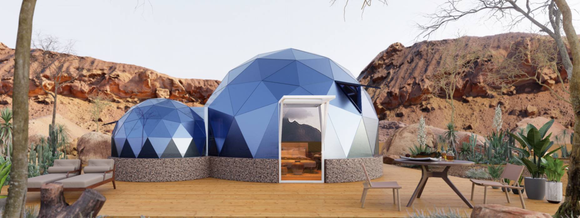 修水县球形智能光伏玻璃星空房